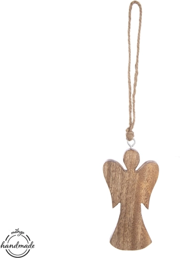 Angel iz mangovega lesa 14,7 cm