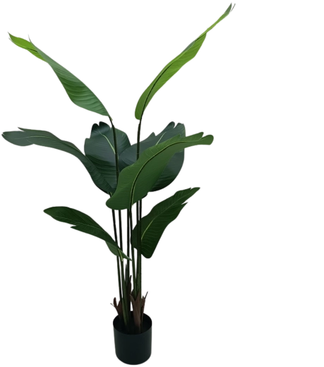Umetna bananovka v loncu, 120 cm