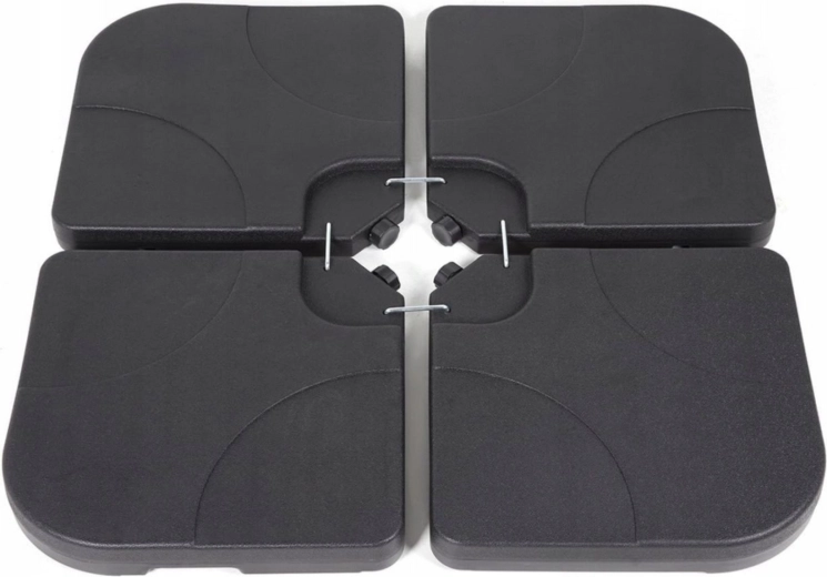 4-piece square base with a large support area