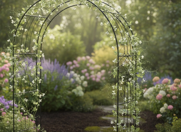 Idealna opora za vrtnice in druge vzpenjavke