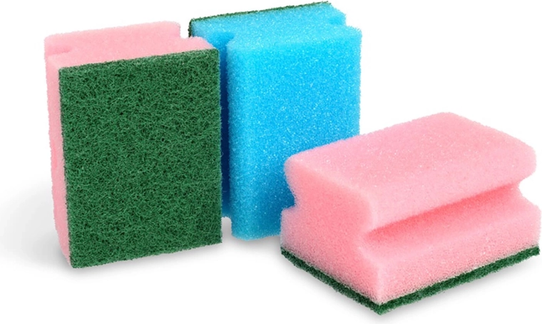 Oblikovana gobica za posodo 9,5 × 7 × 4,5 cm, mešanica barv, 3 kosi