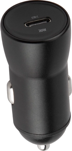 Maxlife avtomobilski polnilec USB‑C 20 W s hitrim polnjenjem PD/QC, črn