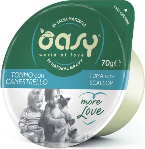 Oasy More Love tuna s školjkami lonček 70 g