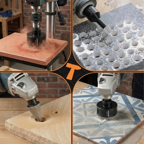 Širok razpon premerov in stožčasti rezkar 2–50 mm