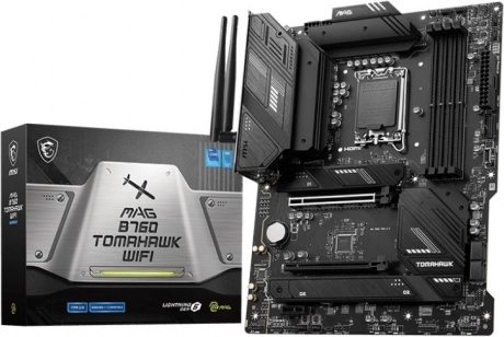 MSI MAG B760 Tomahawk WiFi – osnovna plošča ATX za Intel LGA 1700 z DDR5, HDMI in DisplayPort