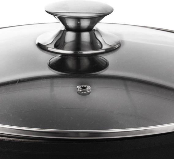 Stekleni pokrov s parnim ventilom