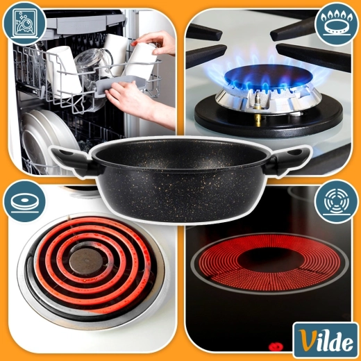 Združljiv z več vrstami štedilnikov