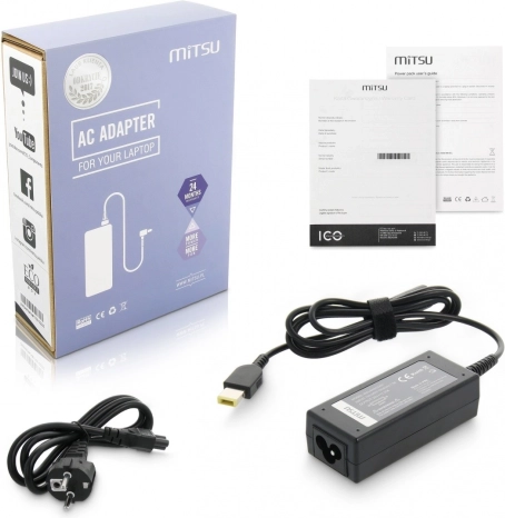 Polnilec / napajalni adapter 20 V 2,25 A z pravokotnim priključkom 11,0 × 4,5 mm za LENOVO 45 W