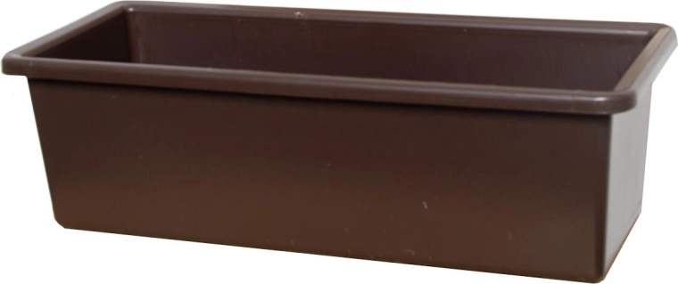 Plastično korito za rože 40 cm rjavo