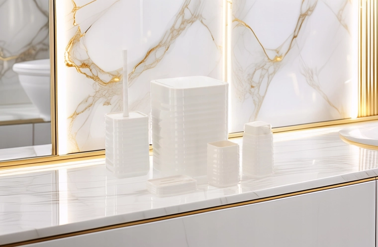 Moderen rebrast kvadratni dizajn