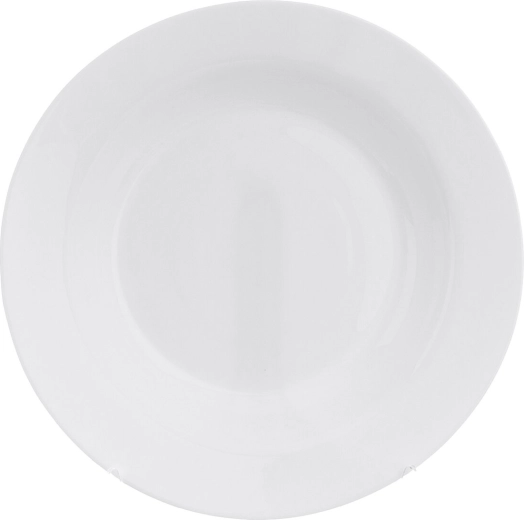 Globok krožnik za testenine LUNA Grangusto Pasta 29 cm, bel iz opalnega stekla