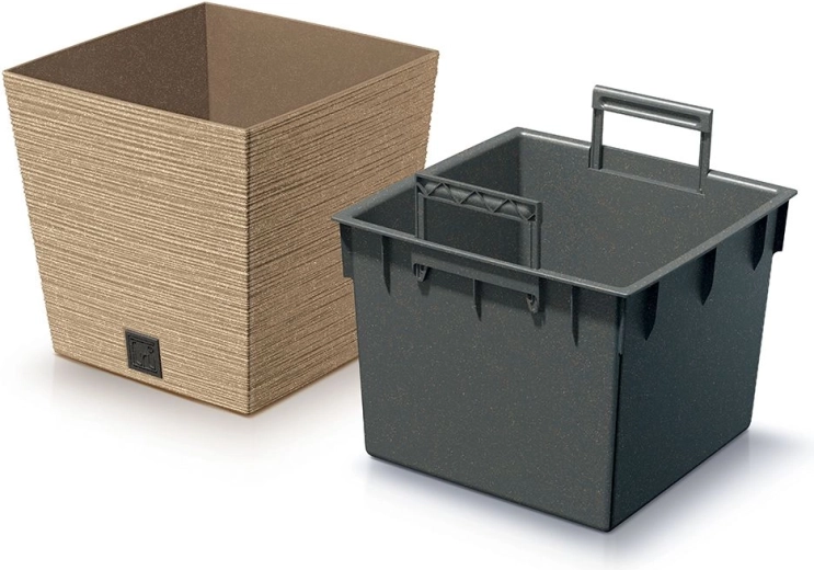 Odstranljiv vložek z ročaji za enostavno presajanje