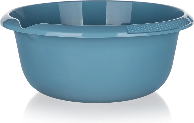 Okrogla skleda z izlivom Nordic Blue 32 cm, 6 l