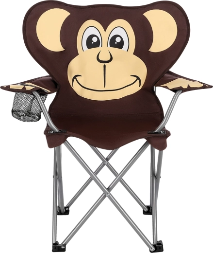 Otroški zložljiv kamp stol NILS Camp – opica