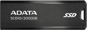 Zunanji SSD disk ADATA SC610 2000 GB USB 3.2 Gen2 črn
