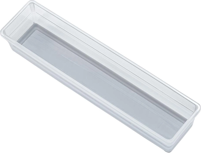 Organizator za predal SISTEMO 30 × 7,5 × 5 cm, prozoren/siv