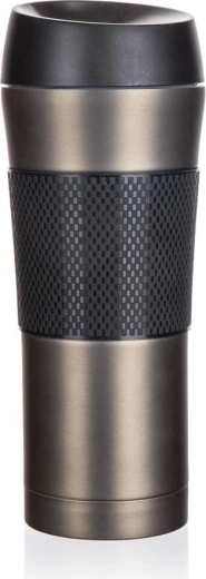 Potovalni lonček AKCENT 420 ml antracitni