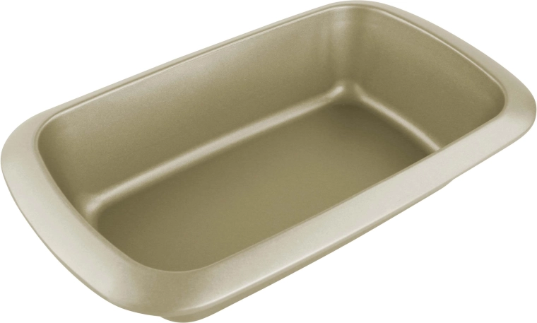 Pekač za pecivo Kitchisimo iz ogljikovega jekla 29 × 17 × 6,3 cm, zlat