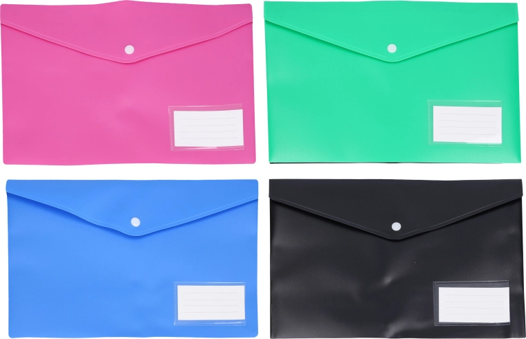 Document folder with snap fastener 36 × 26 cm - 1 piece
