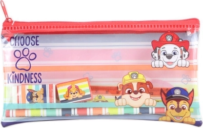 Paw Patrol stationery set in a pencil case