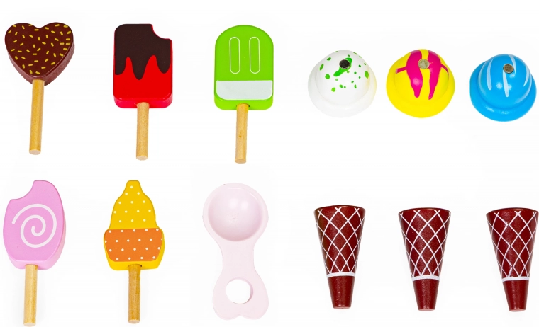 Magnetic ice cream cones