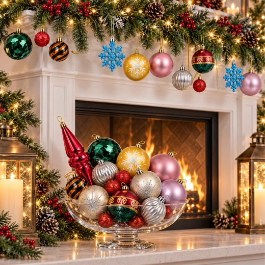 Shiny festive look
