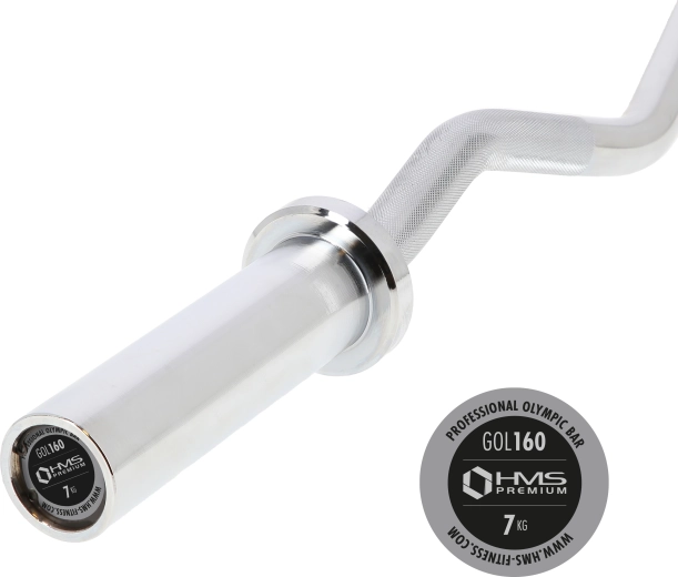 Ukrivljena olimpijska palica 120 cm s premerom 50 mm