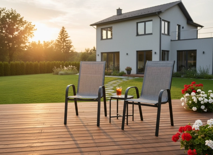 Idealen komplet za sprostitev na terasi