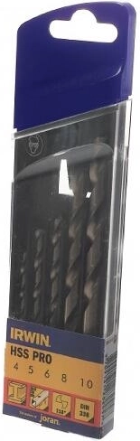 Komplet svedrov za kovino HSS PRO 4–10 mm IRWIN