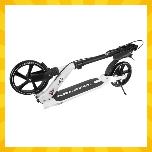Smooth ride on large wheels