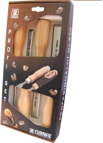 Set ravnih dlet 4 kosi