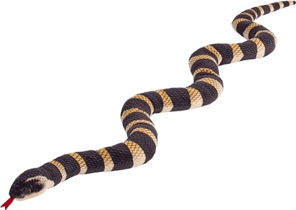 Črna fleksibilna cev z zikastim profilom, 100 cm
