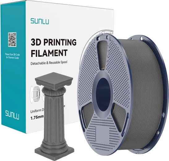 Sunlu PLA High-Speed Marble filament, betonsko siv
