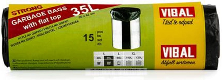 Vrečke za odpadke 35 l, 15 kos