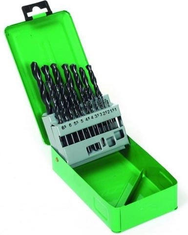 Set svedrov za kovino HSS 1,0–10,0 mm, 19 delov