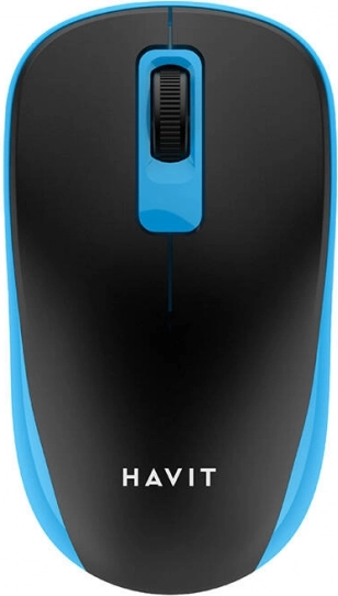 brezžična miška Havit črno-modra 2,4 GHz 1200 DPI