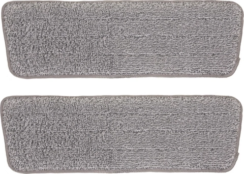 Microfiber gentle on floors + 2 cloths