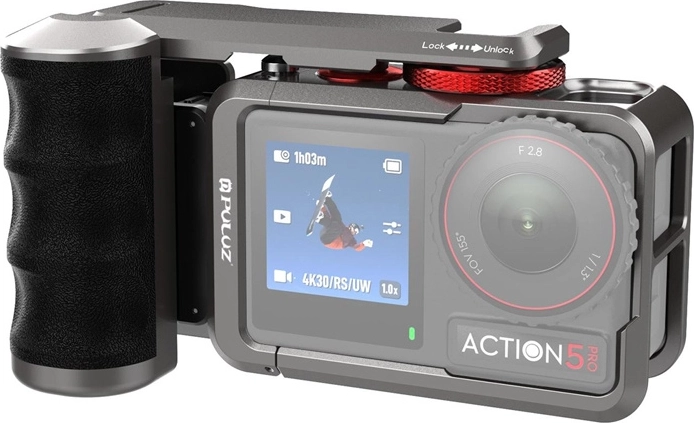 Kovinsko zaščitno ohišje z ročajem za DJI OSMO ACTION 5 PRO / ACTION 4 / ACTION 3