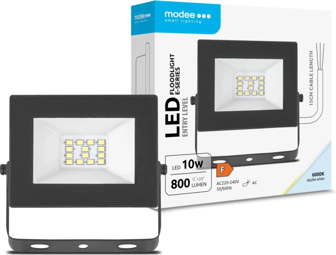 Modee LED reflektor E‑series Slim 10 W, 120°, 800 lm, hladno bela