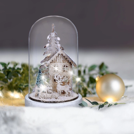 10× warm white LEDs for a cozy atmosphere