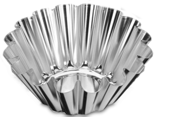 Pekač za bábko 14 cm iz pocinkanega pločevinastega lista