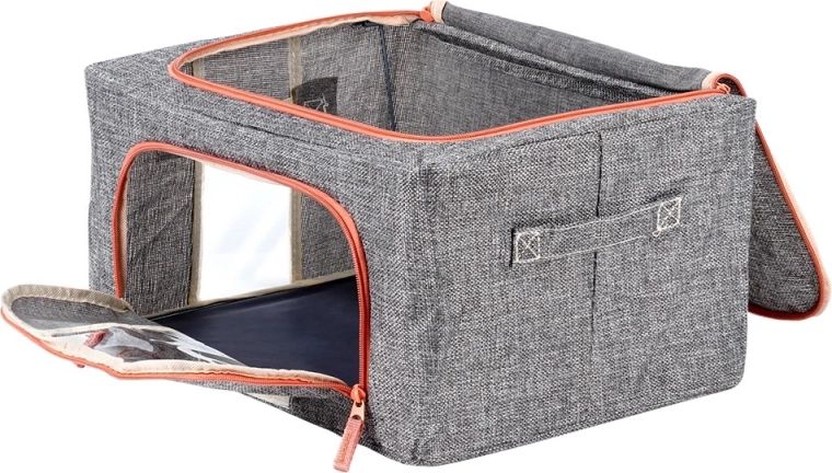 Dvojne zadrge zgoraj in spredaj za hiter dostop