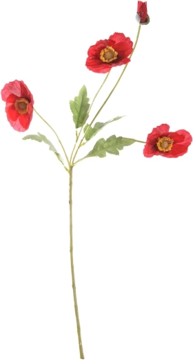 Umetni rdeči poljski mak 58 cm