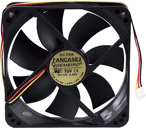 Ventilator 120x120x25 mm 3-pin z krogličnim ležajem za ohišje