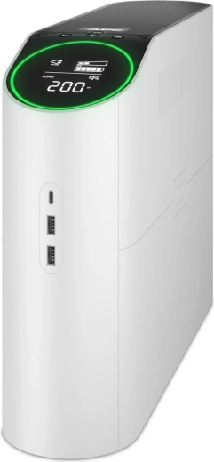 Zasilniško napajanje apc back-ups pro 2200va za igranje, 230 v, čista sinusna oblika, lcd, belo, schuko
