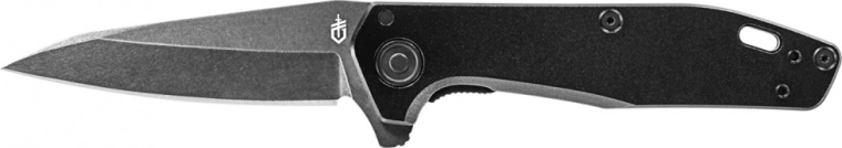 Gerber Fastball Black žepni nož 7,6 cm, povsem črn, aluminij