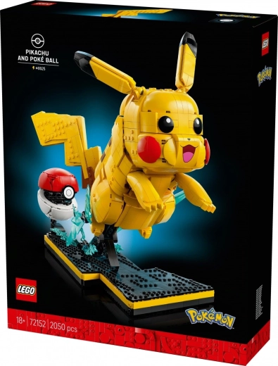 Razstavni model Pikachu z ikoničnimi detajli