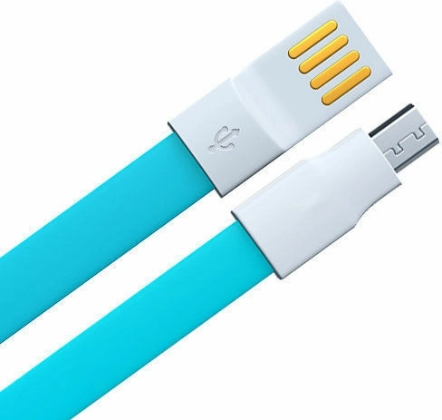 Podatkovni kabel micro USB 1,2 m moder Remax