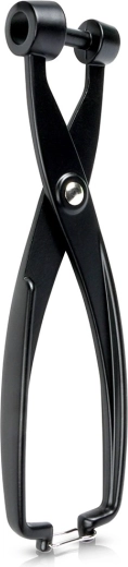 Odpenjač koščic za češnje in olive, aluminijast, črn 19 cm