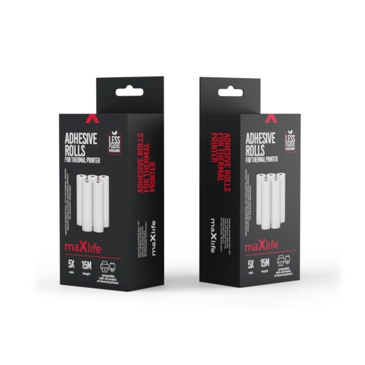 Maxlife Roll Set – set 5 termorolk za termične tiskalnike